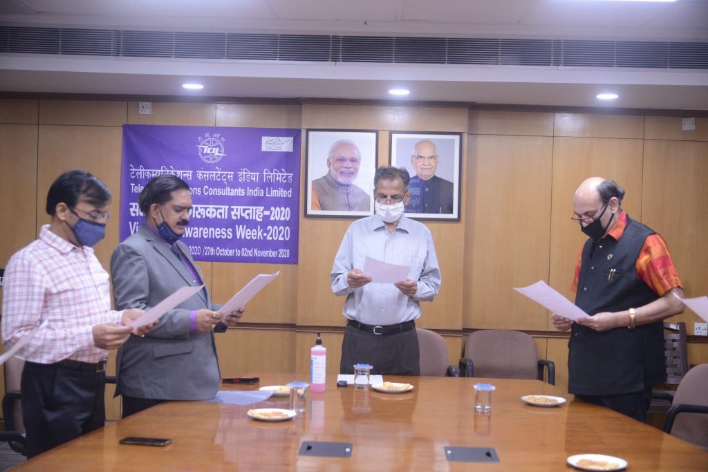 Integrity pledge by senior management  and members of staff